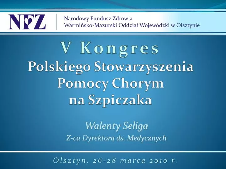 v kongres polskiego stowarzyszenia pomocy chorym na szpiczaka