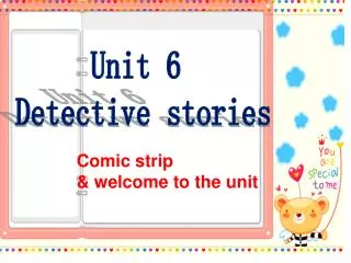 Unit 6 Detective stories