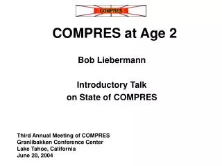 COMPRES at Age 2