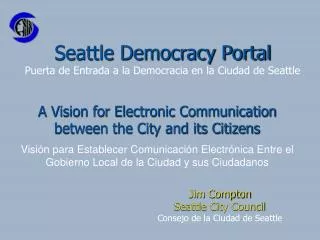 Seattle Democracy Portal Puerta de Entrada a la Democracia en la Ciudad de Seattle