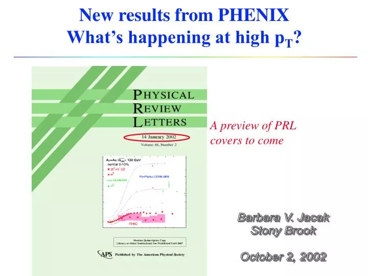 new results from phenix what s happening at high p t