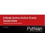 6-Node Active-Active Oracle GoldenGate