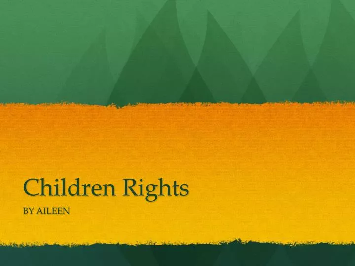 children rights