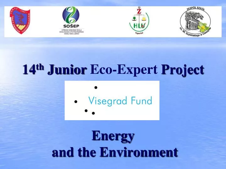 14 th junior eco expert project energy and the environment
