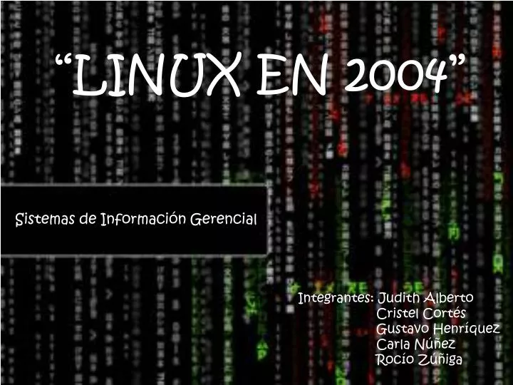 linux en 2004