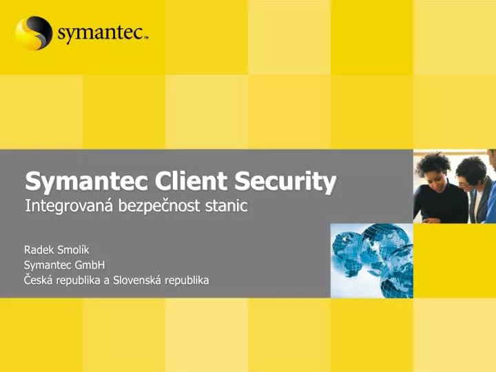symantec client security integrovan bezpe nost stanic