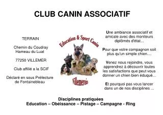 CLUB CANIN ASSOCIATIF