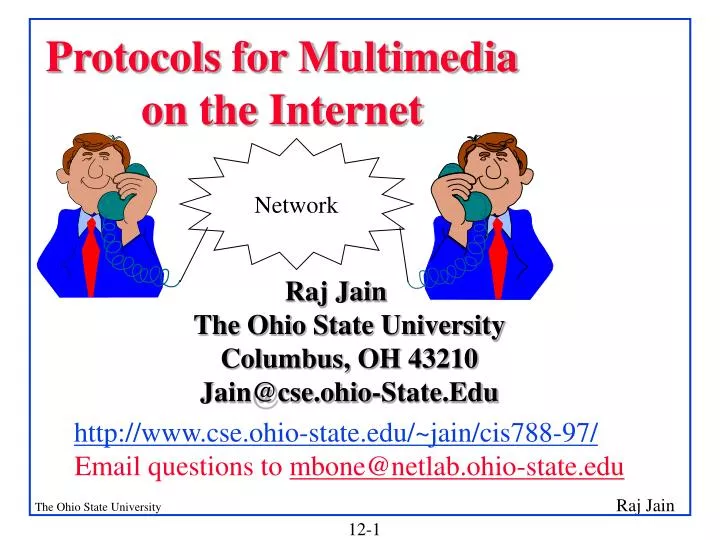 protocols for multimedia on the internet