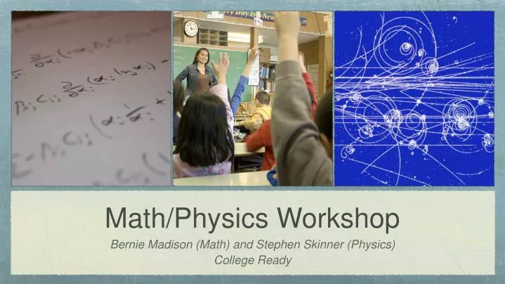 math physics workshop