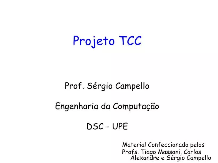 projeto tcc