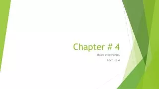 Chapter # 4