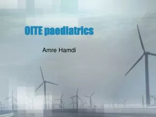 OITE paediatrics