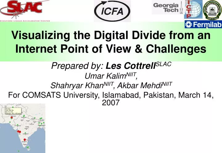 visualizing the digital divide from an internet point of view challenges