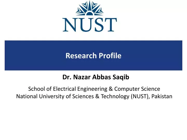 research profile