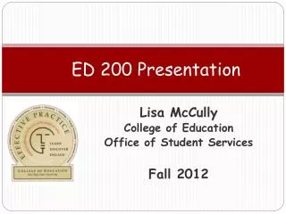 ED 200 Presentation
