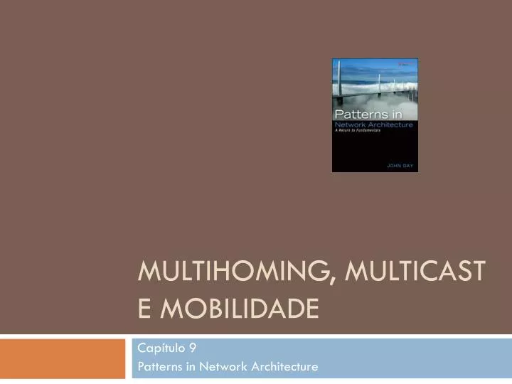 multihoming multicast e mobilidade