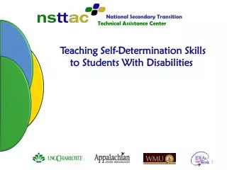 Teaching Self-Determination Skills to Students With Disabilities