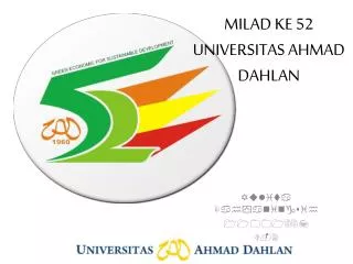 MILAD KE 52 UNIVERSITAS AHMAD DAHLAN