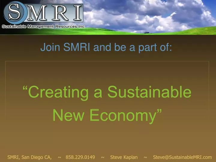 join smri and be a part of