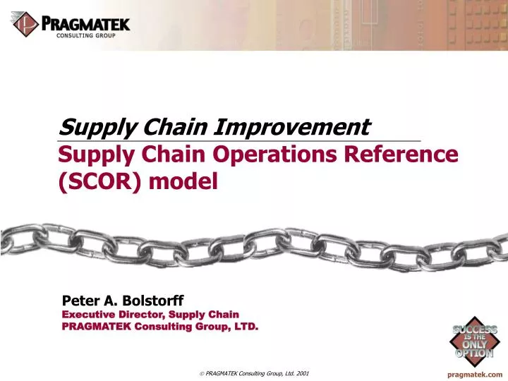 supply chain improvement supply chain operations reference scor model