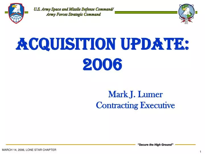 acquisition update 2006