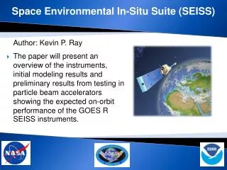 Space Environmental In-Situ Suite (SEISS)