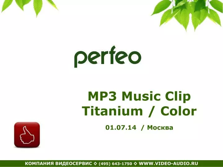 mp3 music clip titanium color