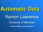 Automatic Data - slide 1