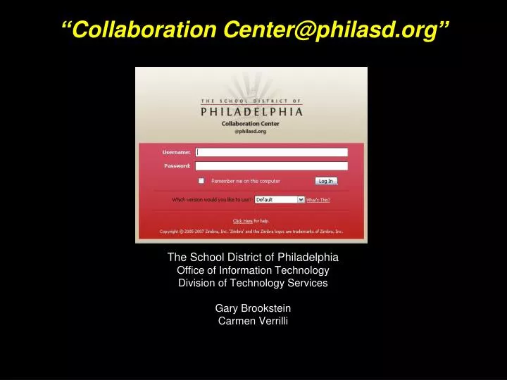 collaboration center@philasd org