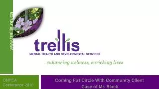 Trellis MENTAL HEALTH AND DEVELOPMENTAL SERVICE