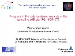 Progress in the asteroseismic analysis of the pulsating sdB star PG 1605+072