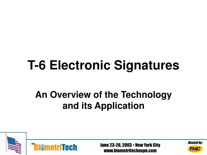 t 6 electronic signatures