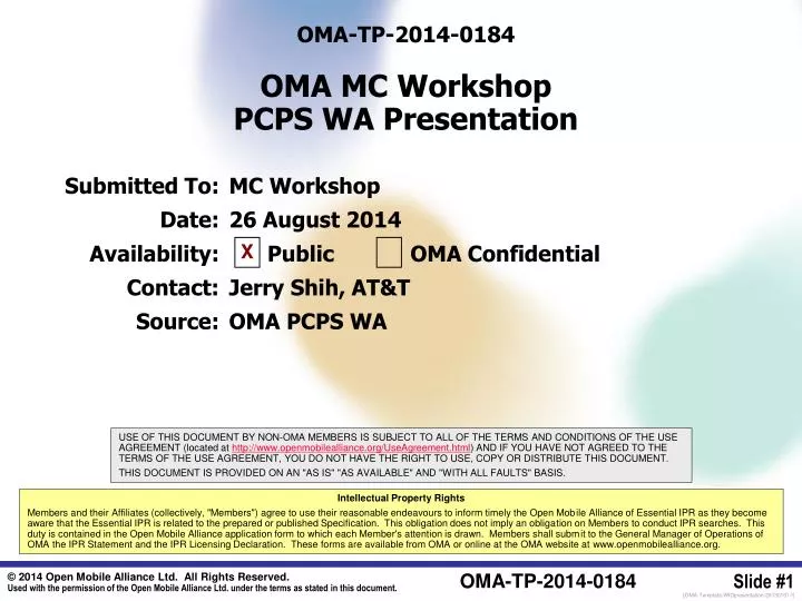 oma tp 2014 0184 oma mc workshop pcps wa presentation