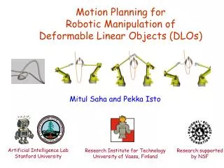 Motion Planning for Robotic Manipulation of Deformable Linear Objects (DLOs)