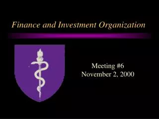Finance and Investment Organization