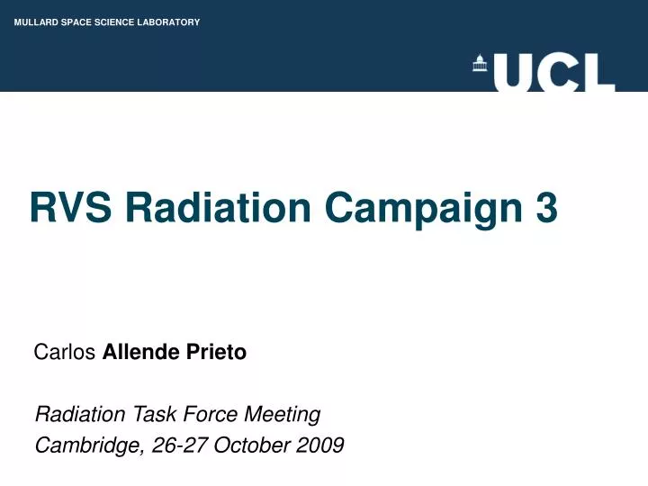 rvs radiation campaign 3