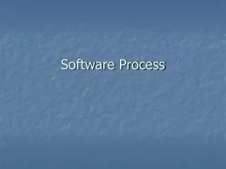 Software Process
