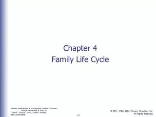 Chapter 4 Family Life Cycle