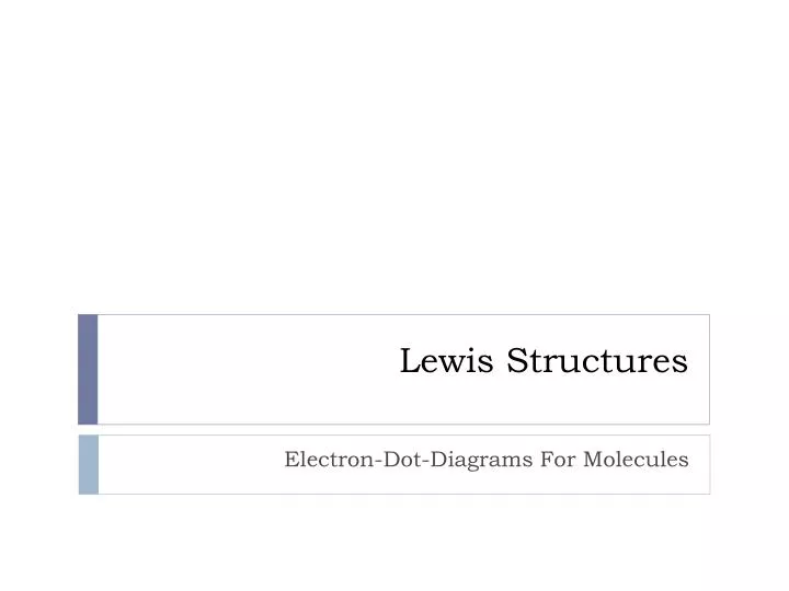 lewis structures