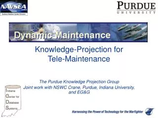 Knowledge-Projection for Tele-Maintenance