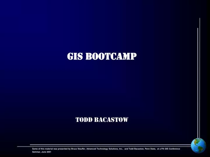 gis bootcamp