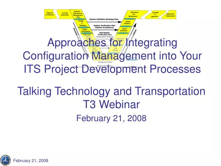 approaches for integrating configuration management into your its project development processes