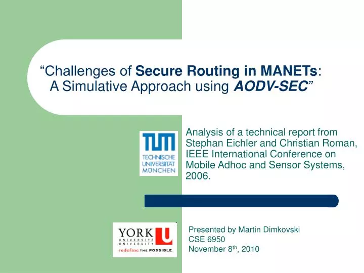 challenges of secure routing in manets a simulative approach using aodv sec