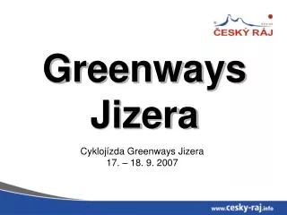Greenways Jizera