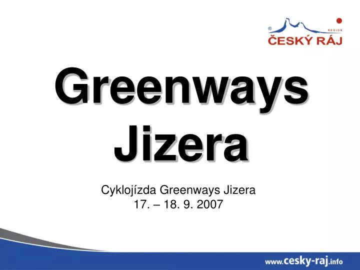 cykloj zda greenways jizera 17 18 9 2007