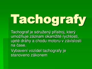 Tachografy