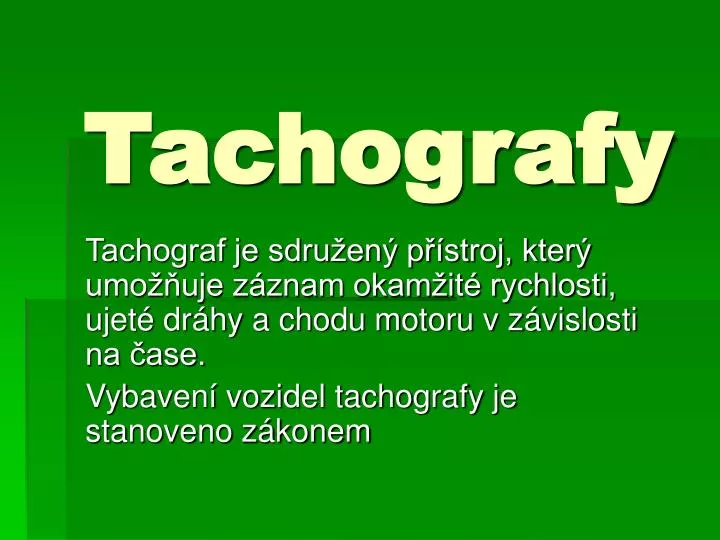 tachografy