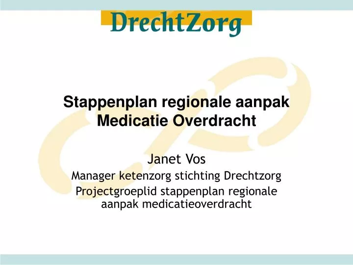 stappenplan regionale aanpak medicatie overdracht