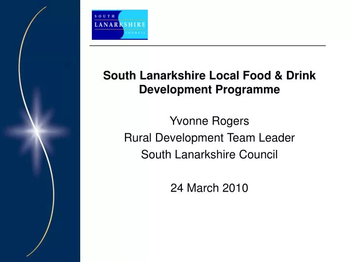 south lanarkshire local food drink development programme