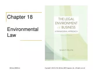 Chapter 18 Environmental Law